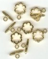 5 Sets of 19mm Gold...